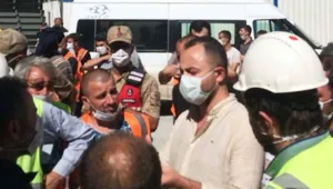 İşçiler şantiyeye hapsedildi