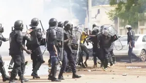 Moritanya’da Cop protestosu