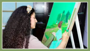 Sanat atölyesinde hayallerini gerçekleştiriyorlar