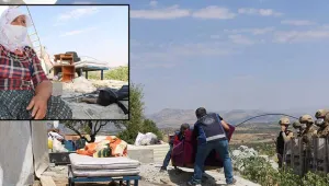 Evi yıkıldı, çadırı söküldü, gitmedi