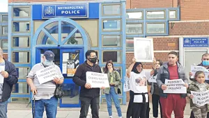 Londra’da çetelere karşı eylem