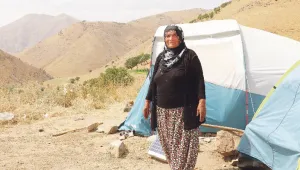 Yakılan eve özlem