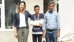 Korucu darp etti, sonra taradı