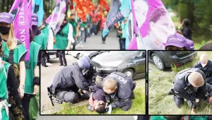 Polis gençlere saldırdı