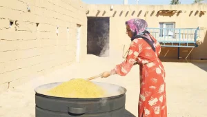 Kazanlar bulgur için kaynıyor