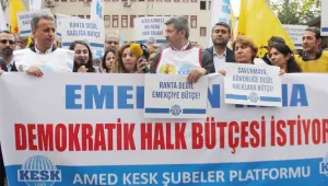 Emekçilerden bütçe protestosu