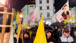 Winterthur’da meşaleli yürüyüş