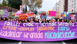 Savaşa ve şiddete karşı mor öfke