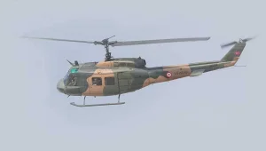 Köylüler helikopterden atıldı