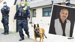 Kapıları kırdılar, köpekle girdiler