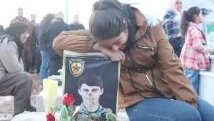 Kobanê şehitleri için anma