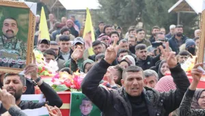 Hesekêliler 5 şehidi uğurladı