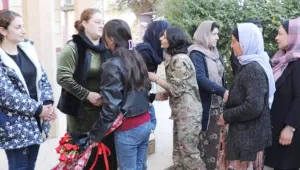 Kovan, Şengal’de zılgıtlarla karşılandı