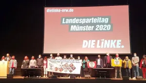Die Linke NRW kongresinde HDP ile dayanışma