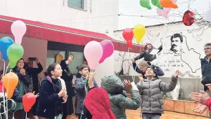 Şarkılar söylendi, fidanlar dikildi, halaylar çekildi
