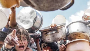 Ölüm ve açlık kol geziyor