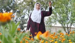 Toprak gördüğü her yere gül ekti