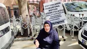 Adalet talebine polis bariyeri