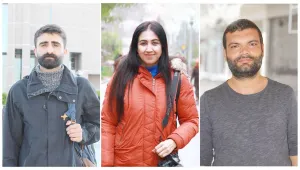 Üç gazeteciye adli kontrol