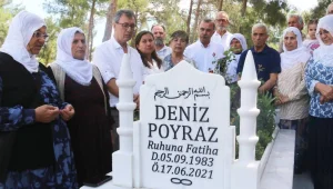Deniz Poyraz mezarı başında anıldı