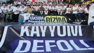 Kayyum protestosunda  İmralı tecridine tepki