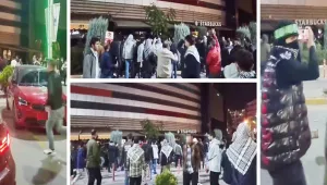 Polis korumasında kontra şovu