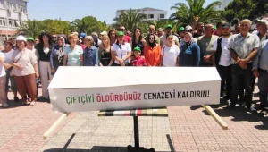 Çiftçinin tepkisi tarladan taştı