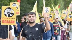 BM önünde özgürlük çağrısı