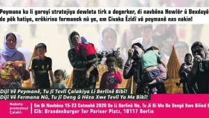 Êzîdî kurumları eylemde