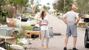 Kasırga Florida’yı yıkıp gitti