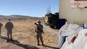 Yanına gidenlere de ateş