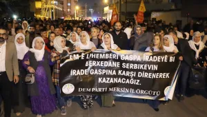 Akdeniz'de binler yürüdü