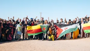Rojava’ya Sahrawi destek