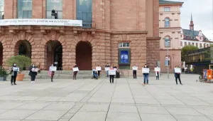 Mainz’de Öcalan eylemi