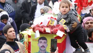 Qamişlo iki şehidi uğurladı