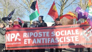 Lorient’te faşizm karşıtı gösteri