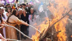 Newroz ateşi Kuzey'i sarıyor