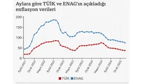 TÜİK ile ENAG arasında uçurum