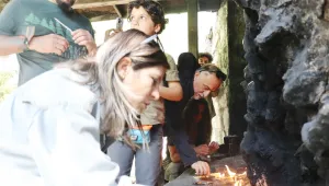 Şehitler için çerağ uyandırıldı