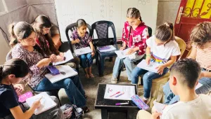Rojava’da çocuklar sanatla büyüyor