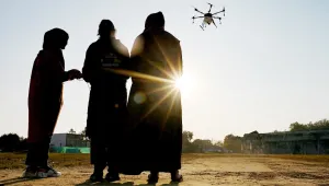 Başörtüsüne dronlu ’Nazer’ uygulaması