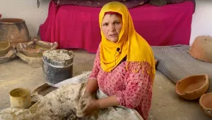 Kadınlar toprağa şekil veriyor