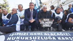 KESK'liler polisle durduruldu
