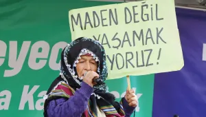 Dêrsim'de talana karşı miting
