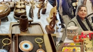 Özel gereksinimli kadınlardan sergi