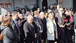 Gazeteci Şener’e destek