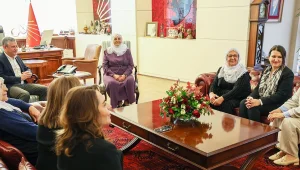 Partilere beyaz tülbent