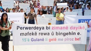 Rojava, Kürtçe için ayakta