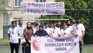 Gençlik Rojin için sahada