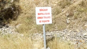 Yol yok, elektrik yok, mayın var